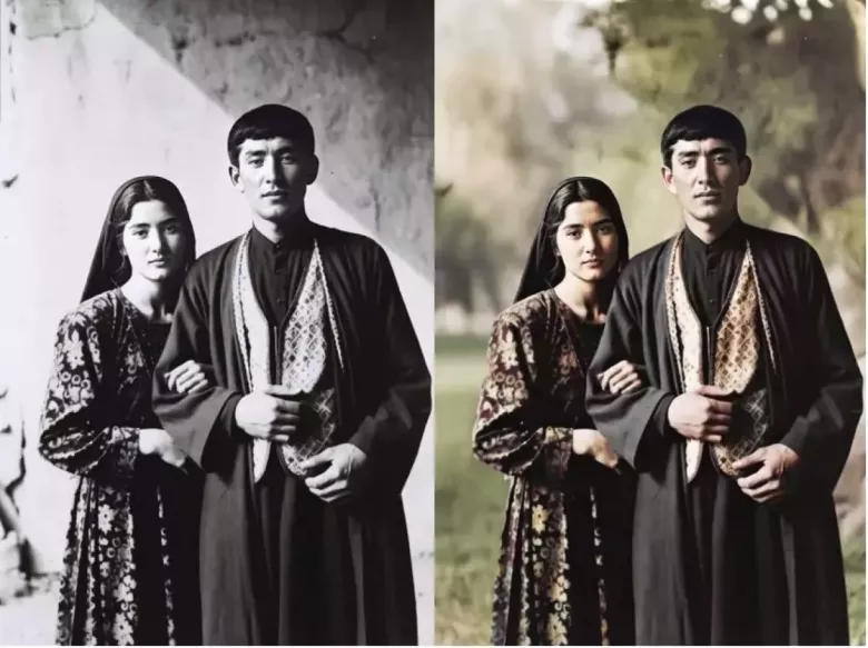 колоризация фотографий (превращение Ч/Б в цвет)