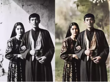 колоризация фотографий (превращение Ч/Б в цвет)