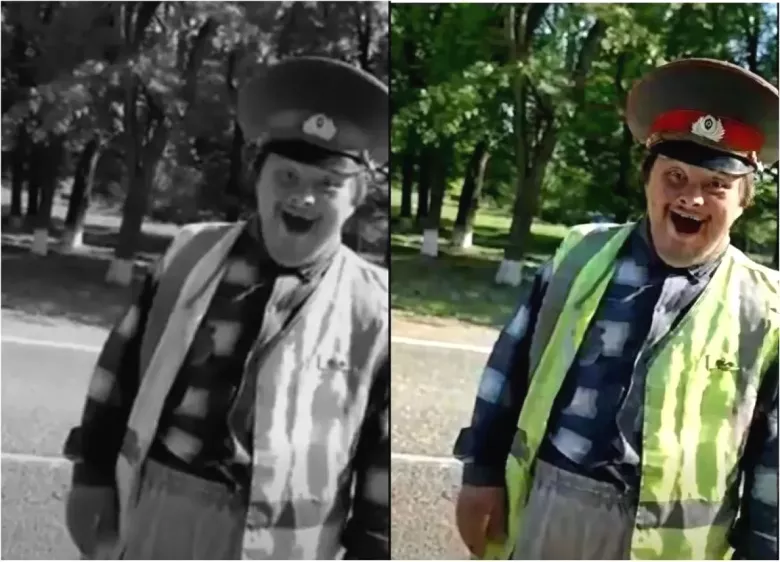 колоризация фотографий (превращение Ч/Б в цвет)