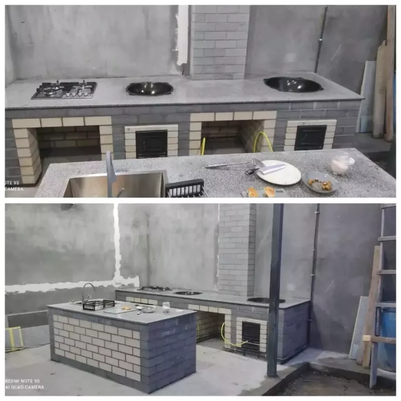 летняя кухня камины печи