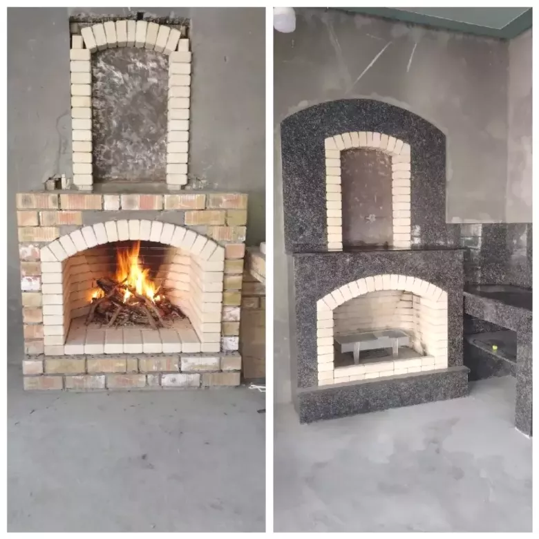 Камины летние кухни очаг