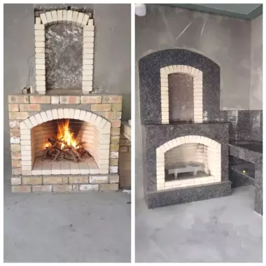 Камины летние кухни очаг