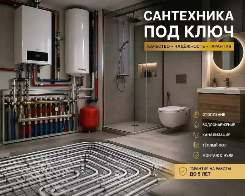 Монтаж сантехники с нуля под ключ — 1/1