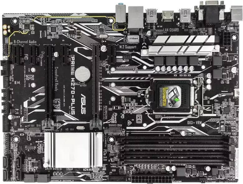 Материнская плата ASUS PRIM H270-PLUS Intel LGA-1151 ATX c процессором