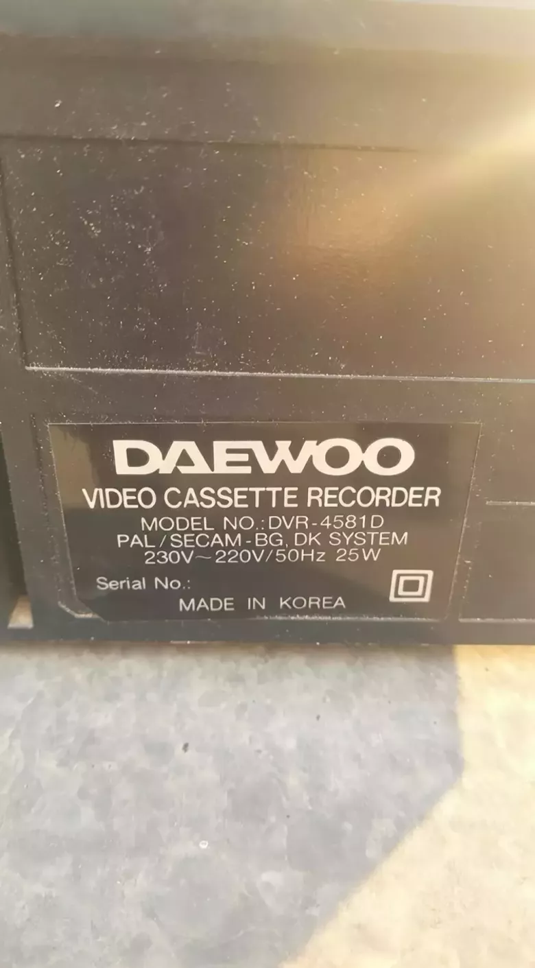 видеомагнитофон дэу