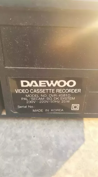 видеомагнитофон дэу