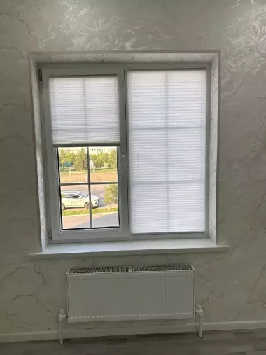 Жалюзи Jalyuzi, parda kombo plisse