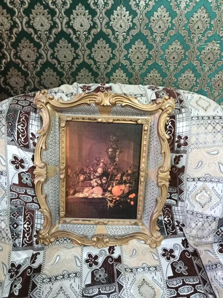 Картины в рамках совпласт СССР, 3 шт., декор/под свои работ