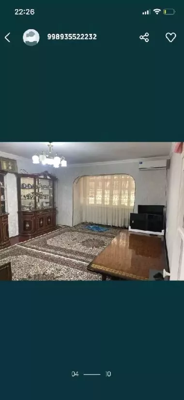 Uchtepa Algoritm 94 m² 4 xonali | 1-etaj | Alohida kirish | Tez sotiladi Matn: U