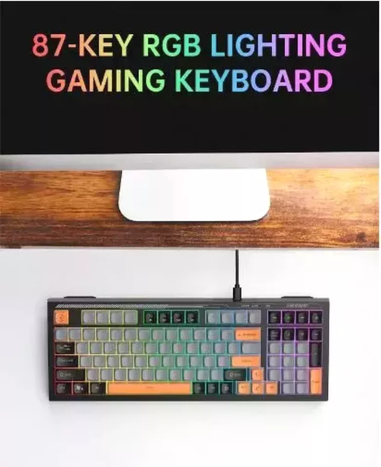 VK98 Проводная игровая клавиатура с RGB-подсветкой