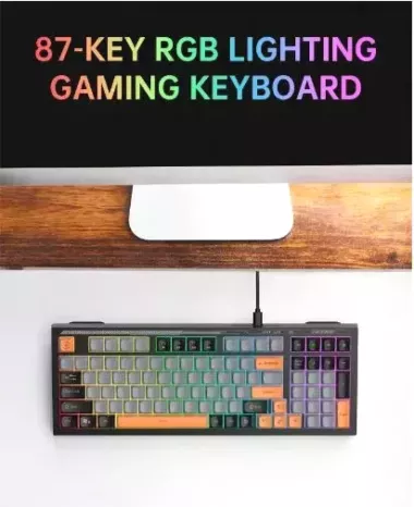 VK98 Проводная игровая клавиатура с RGB-подсветкой