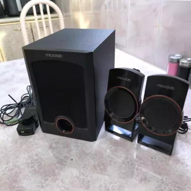 Акустическая система 2.1 Microlab M-111 — сабвуфер + 2 сателлита