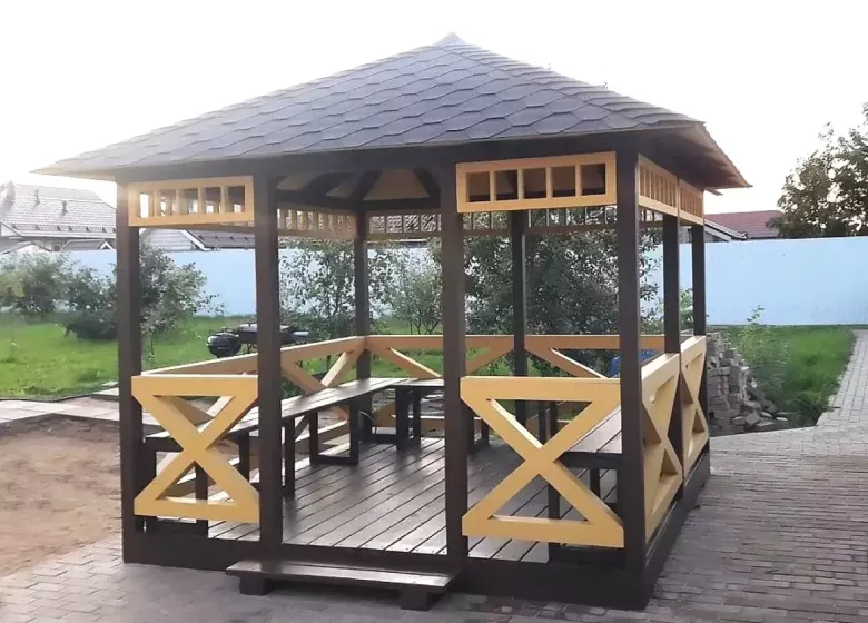 Беседки из дерева изготавливаем на заказ