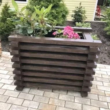 цветочницы клумбы из дерева