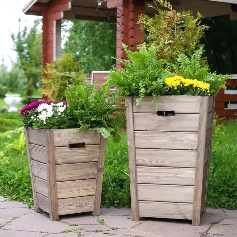 цветочницы клумбы из дерева