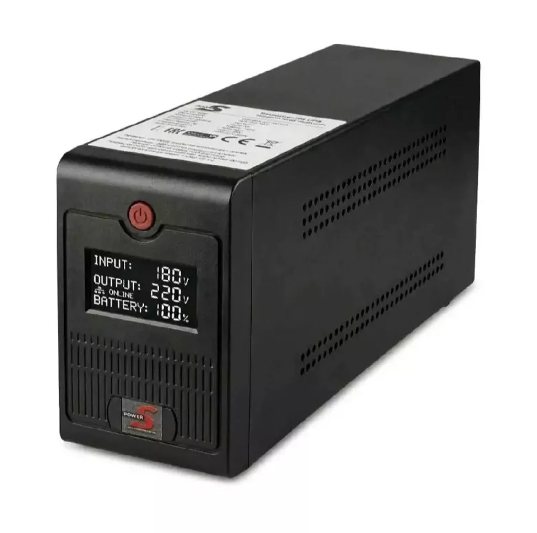 UPS Spower Baracuda-650W, Interaktiv, LCD displey,