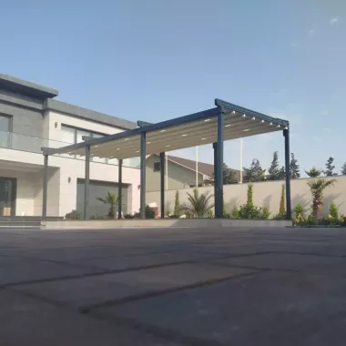 Motorli pergola tizimi Моторизованная система перголы навес naves tent