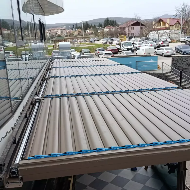 Bioroof naves pergola tent Биоклиматическая пергола биоклиматика навес