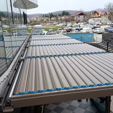 Bioroof naves pergola tent Биоклиматическая пергола биоклиматика навес