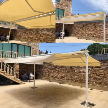 Ikki tomonlama markiza T Markiza Двухсторонняя маркиза Т Маркиза Тент