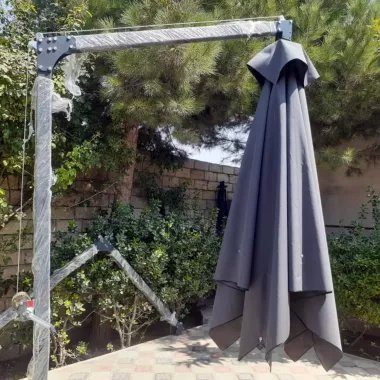 Yon tirgakli soyabon zontik Зонт с боковой опорой зонтик маркиза тент