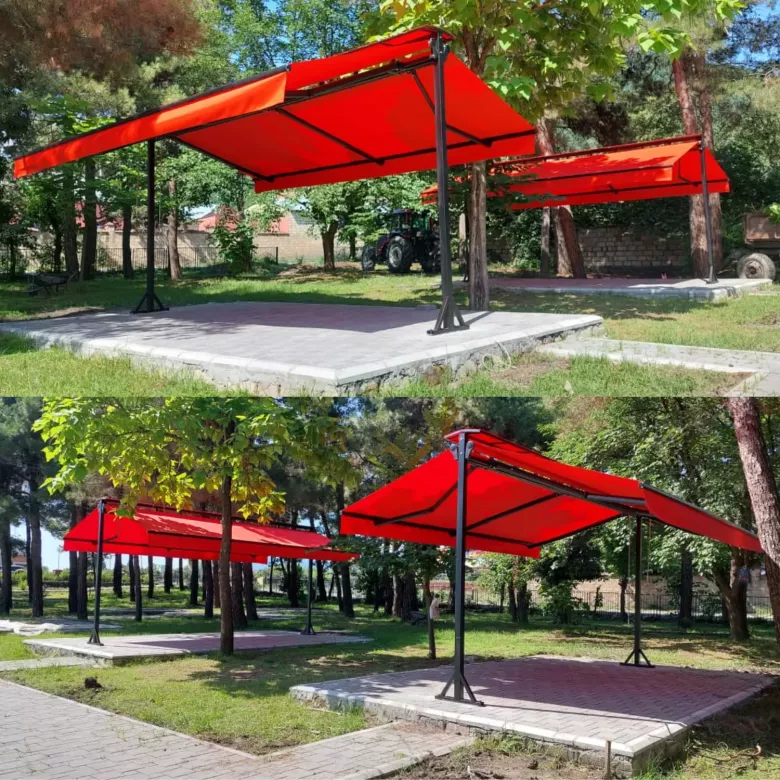 Ikki tomonlama markiza T Markiza Двухсторонняя маркиза Т Маркиза Тент