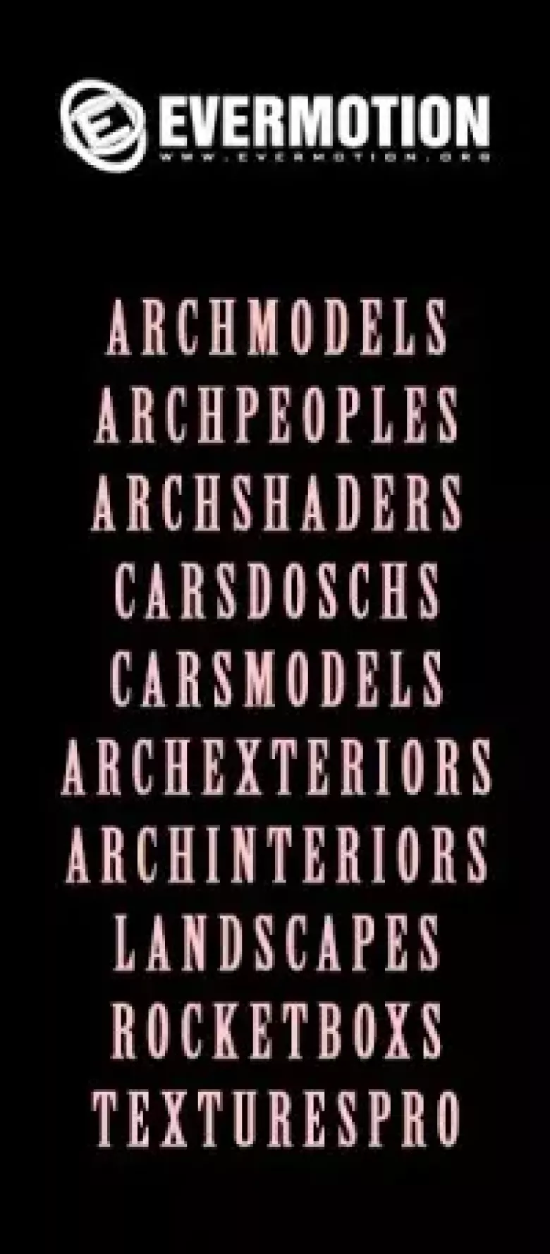 Mega Collection [3D модели] Evermotion - [ALL IN ONE] (*.max, V-Ray)