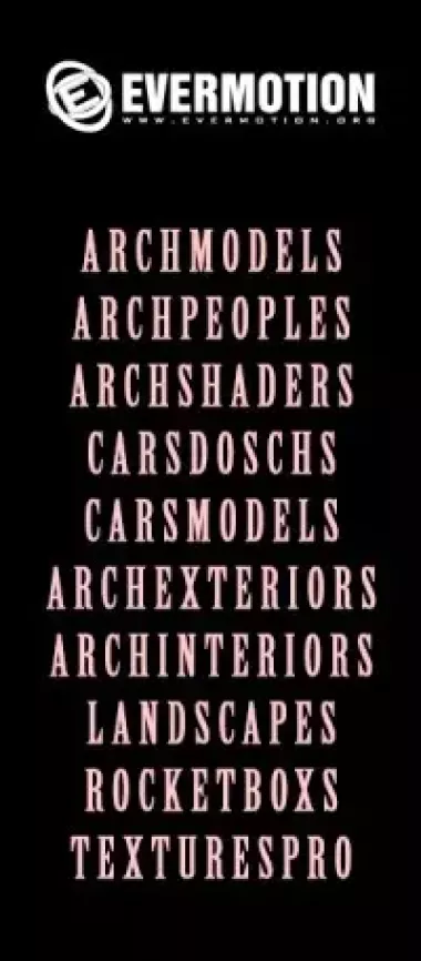 Mega Collection [3D модели] Evermotion - [ALL IN ONE] (*.max, V-Ray)