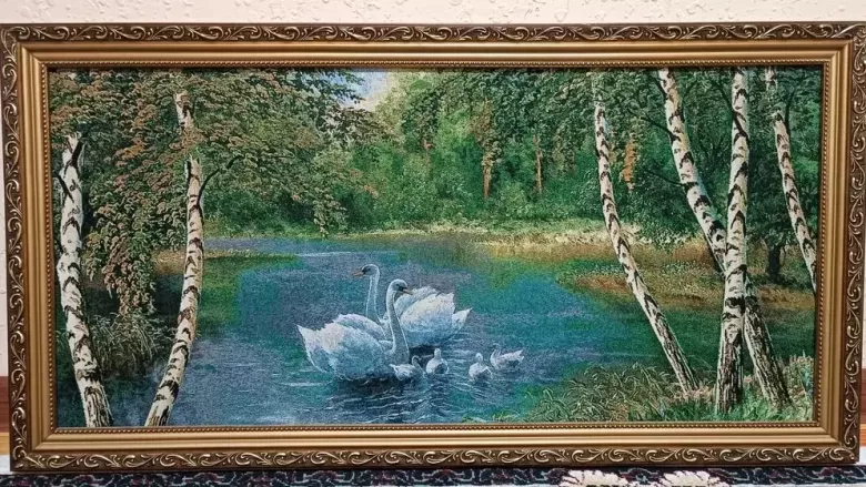 Гобелен. Картина вышитая. Состояние идеальное!