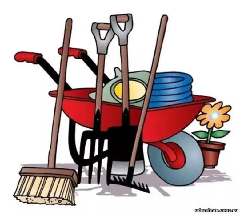 уборка, территории, огородов,