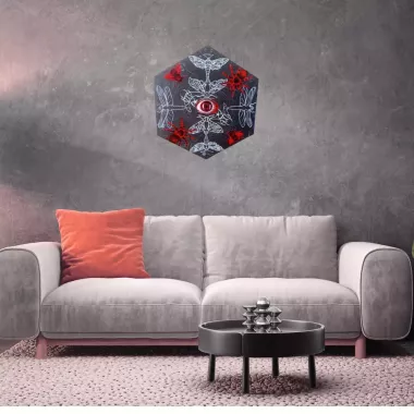 Светящаяся авторская картина "Паутина незримого."