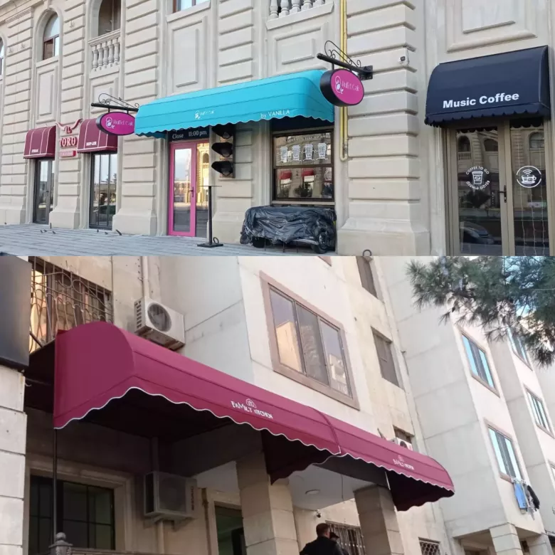 Sobit Markiza tent naves Фиксированная маркиза тент навес