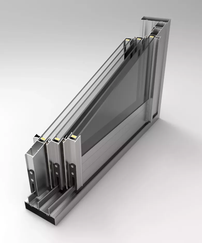 steklopaket suriladigan shisha tizimi остекление стеклопакетом — 2/8