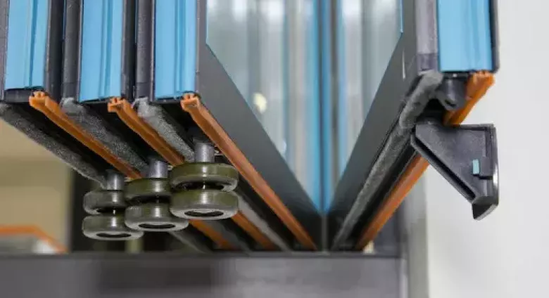 buklanuvchi birqavatli shisha tizimi остекление одинарным стекло — 5/7