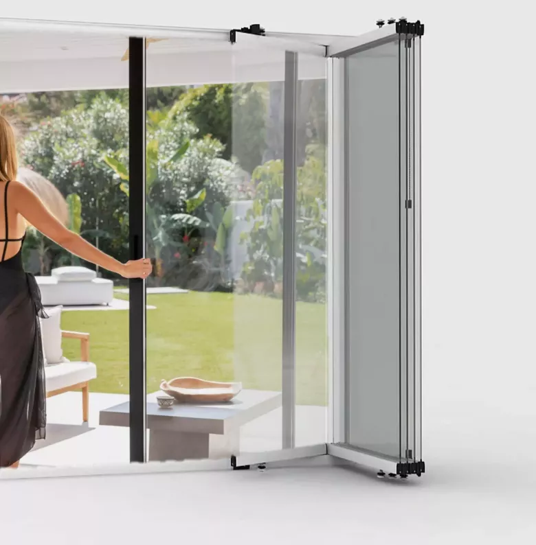 buklanuvchi birqavatli shisha tizimi остекление одинарным стекло — 6/7