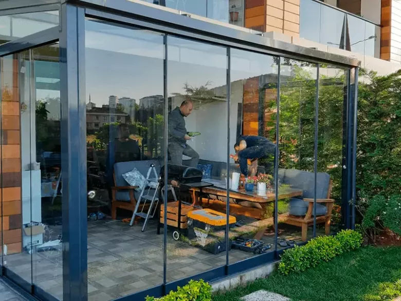 qishki bog зимняя веранда shishali nave зимний сад остекление террасы — 5/8