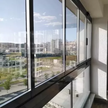 buklanuvchi shishapaket balkon складное остекление балкона стеклопакет