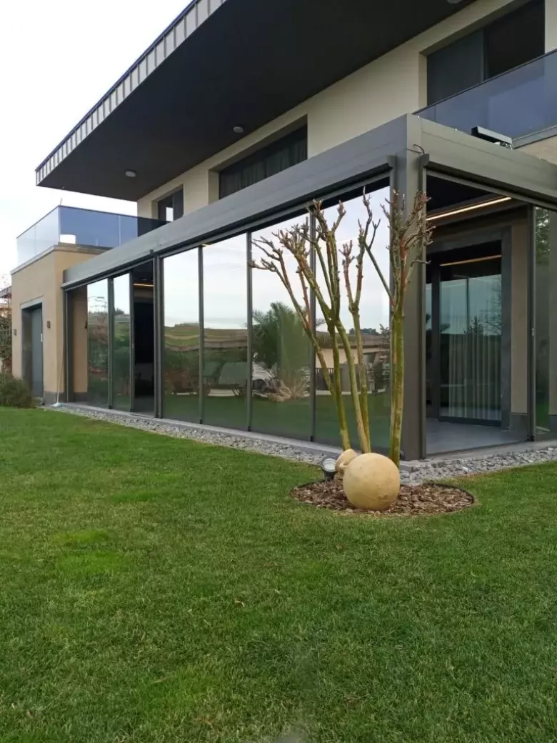 steklopaket suriladigan shisha tizimi остекление стеклопакетом — 4/8