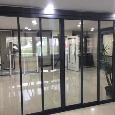 steklopaket suriladigan shisha tizimi остекление стеклопакетом — 8/8