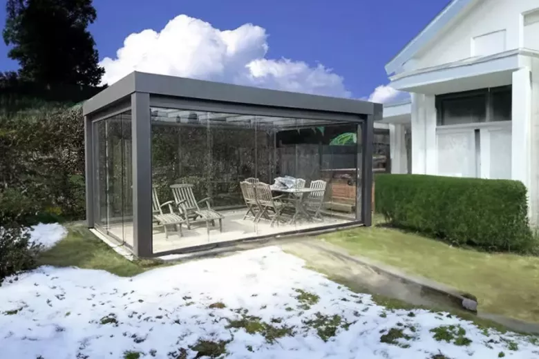qishki bog зимняя веранда shishali nave зимний сад остекление террасы — 7/8