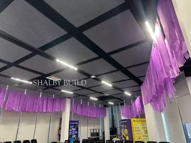 Акустический войлок для звукоизоляции помещений.