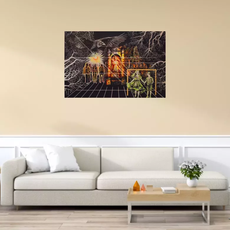 Авторская картина Квинтэссенция Души Реинкарнация — 4/5