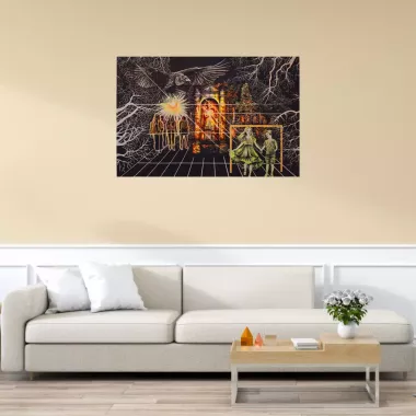 Авторская картина Квинтэссенция Души Реинкарнация — 4/5