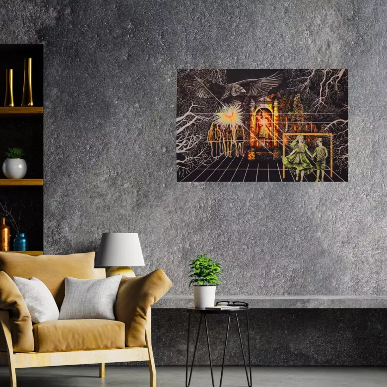 Авторская картина Квинтэссенция Души Реинкарнация — 5/5