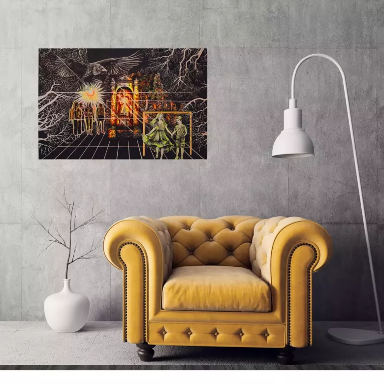 Авторская картина Квинтэссенция Души Реинкарнация — 2/5