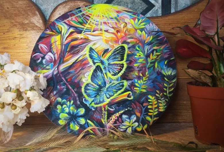 Картина маслом «Метаморфозы. Пульсация жизни» — 3/4