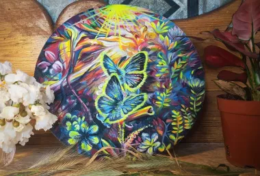 Картина маслом «Метаморфозы. Пульсация жизни» — 3/4