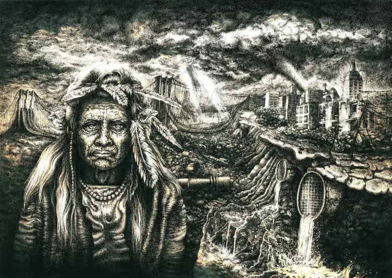 Картина Апокалипсис. Майя. Коллекционная графика — 1/1