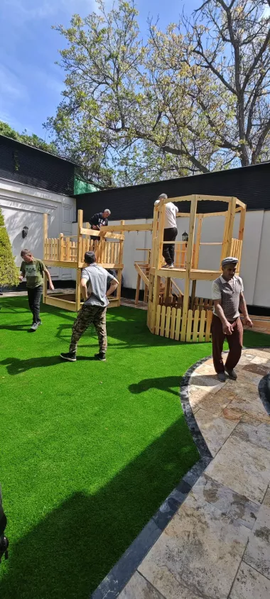 Детские игровые площадки песочницы домики — 4/5