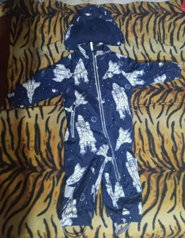 Зимний комбинезон для мальчика 2-3 года